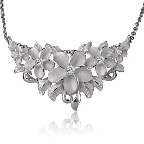 Plumeria Leave Slider Pendant - 10-15-10mm image 0