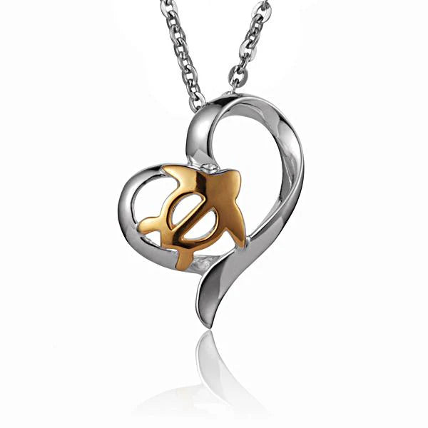 Honu Heart Pendant image 0