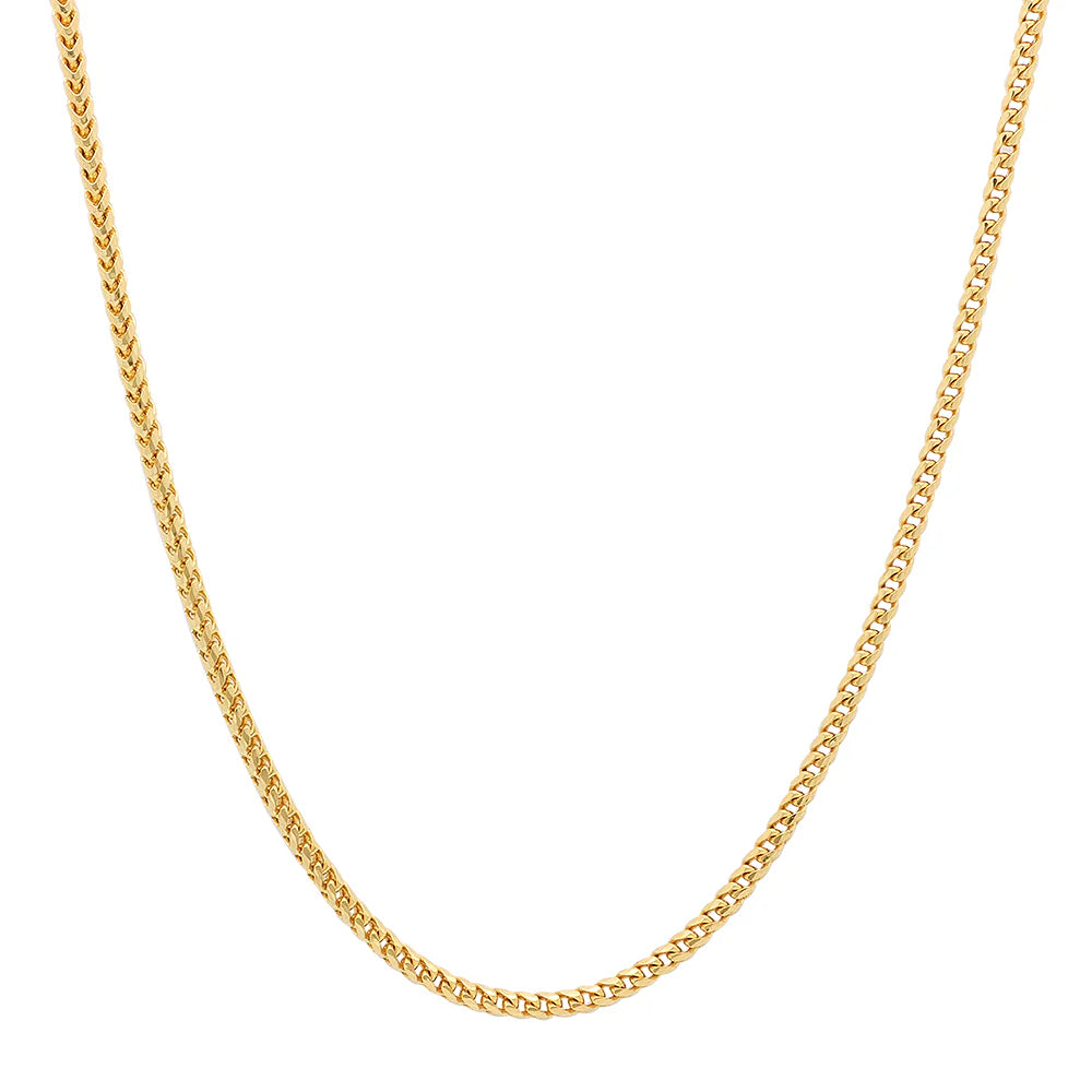 14K Yellow Gold Franco Chain (2mm) image 0