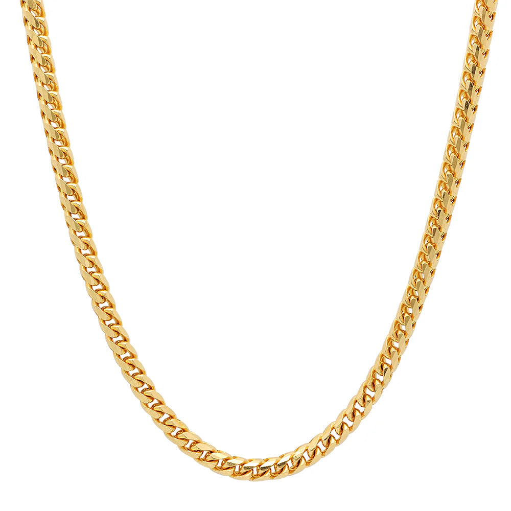 14K Yellow Gold Franco Chain (4mm) image 0