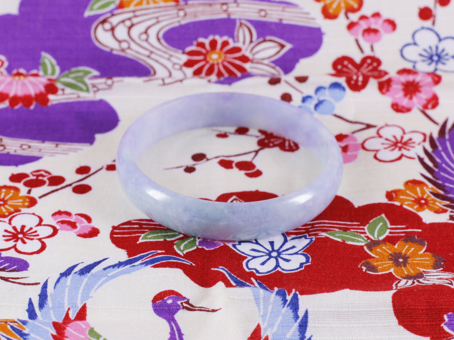 Lavender Jade Bracelet image 2