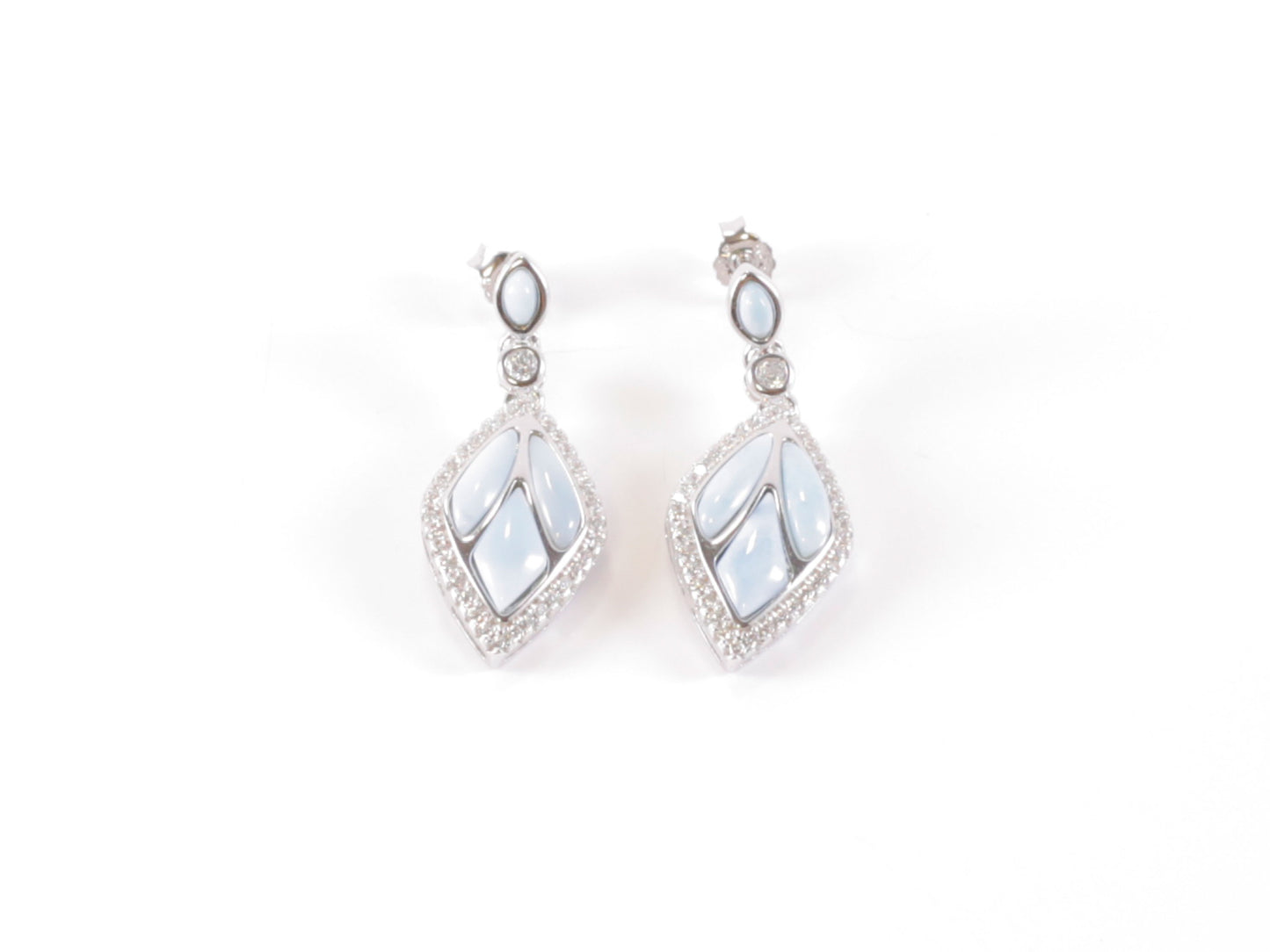 Silver Earring with Insert image 0