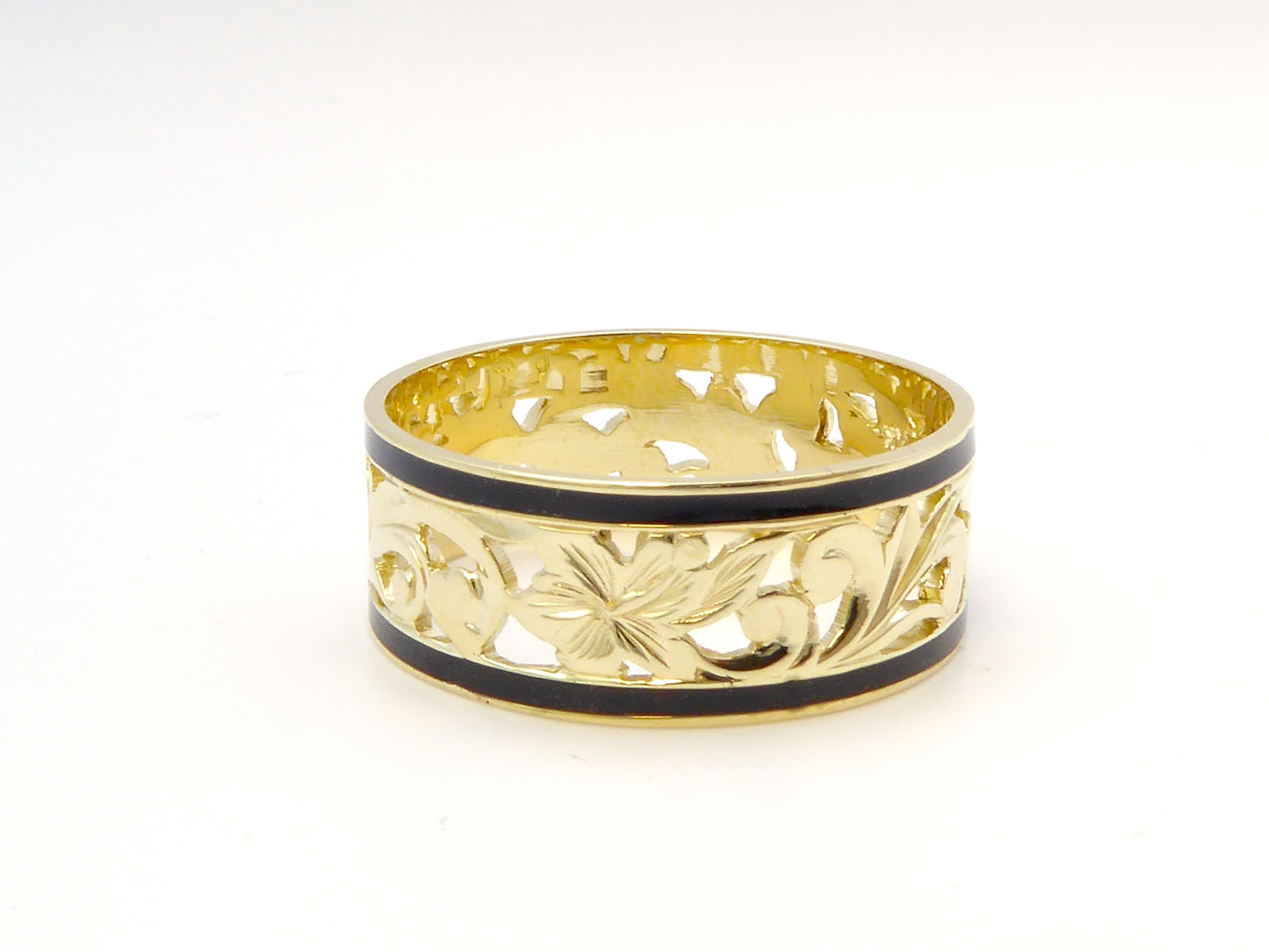 Cut-Out Hibiscus Ring - 8mm image 0