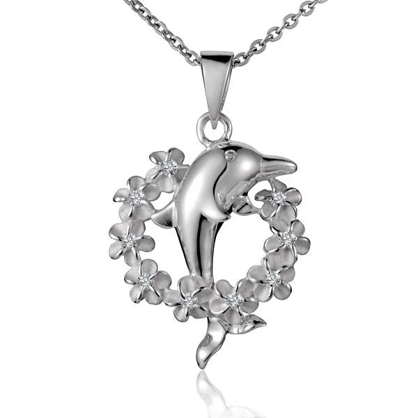Round Lei R-Dolphin Pendant image 0