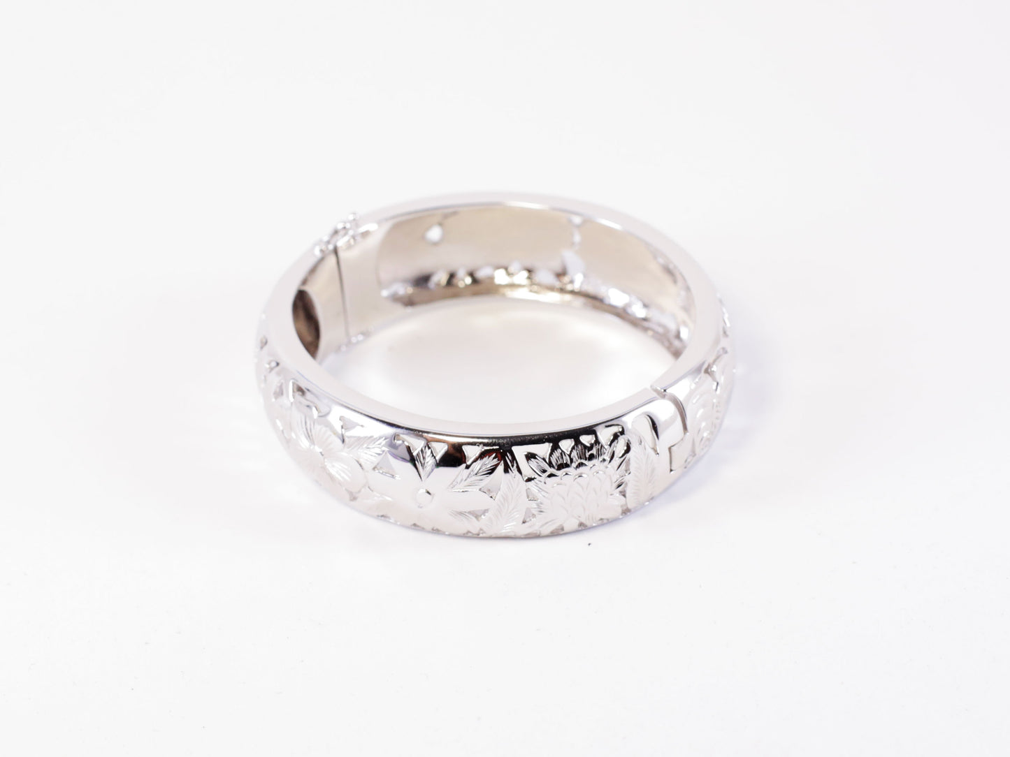 Hawaiian Silver Bangle image 3