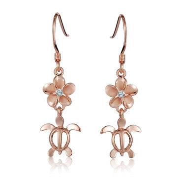 Honu Hook PG Plated Earring - 8mm image 0