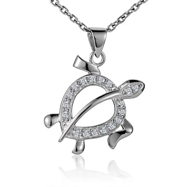 Honu CL CZ Pendant image 0