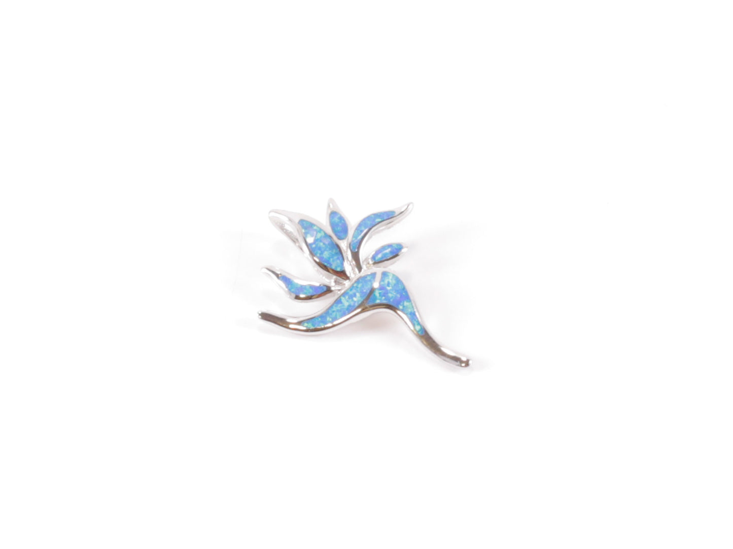 Turquoise Bird of Paradise Pendant image 0