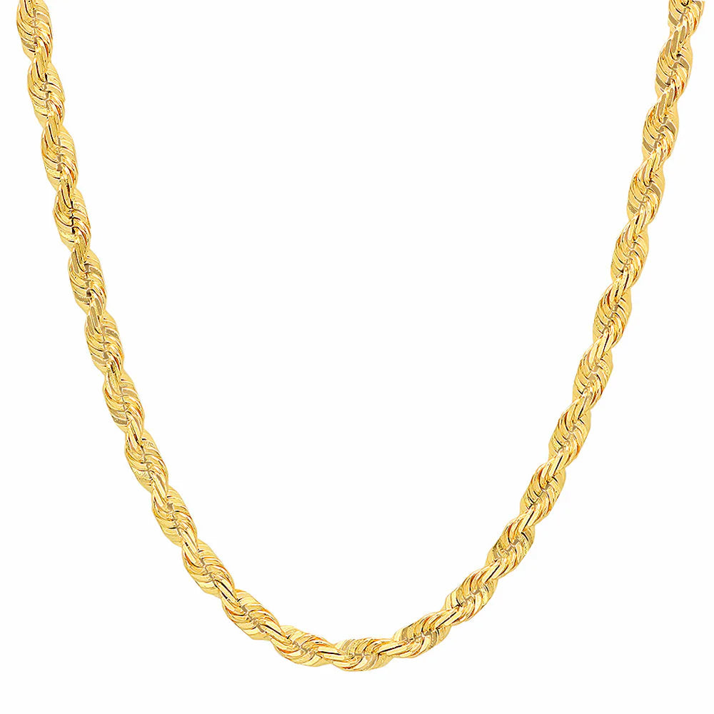 Diamond Cut Rope Chain (6mm) image 0