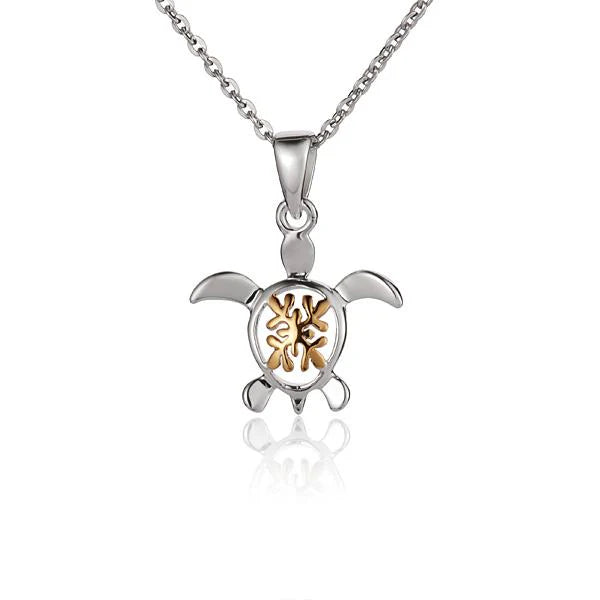 Quilt Honu Pendant image 0