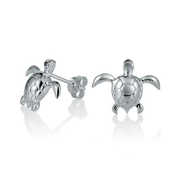 Swimming Turtle Earring image 0