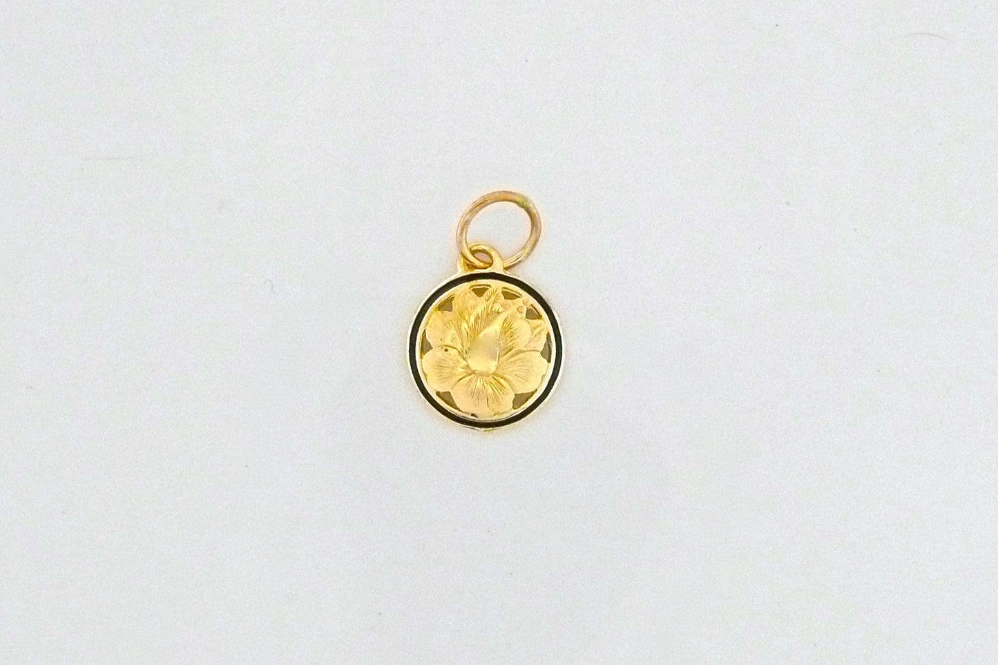 Hibiscus Cut Out Pendant - Small image 0