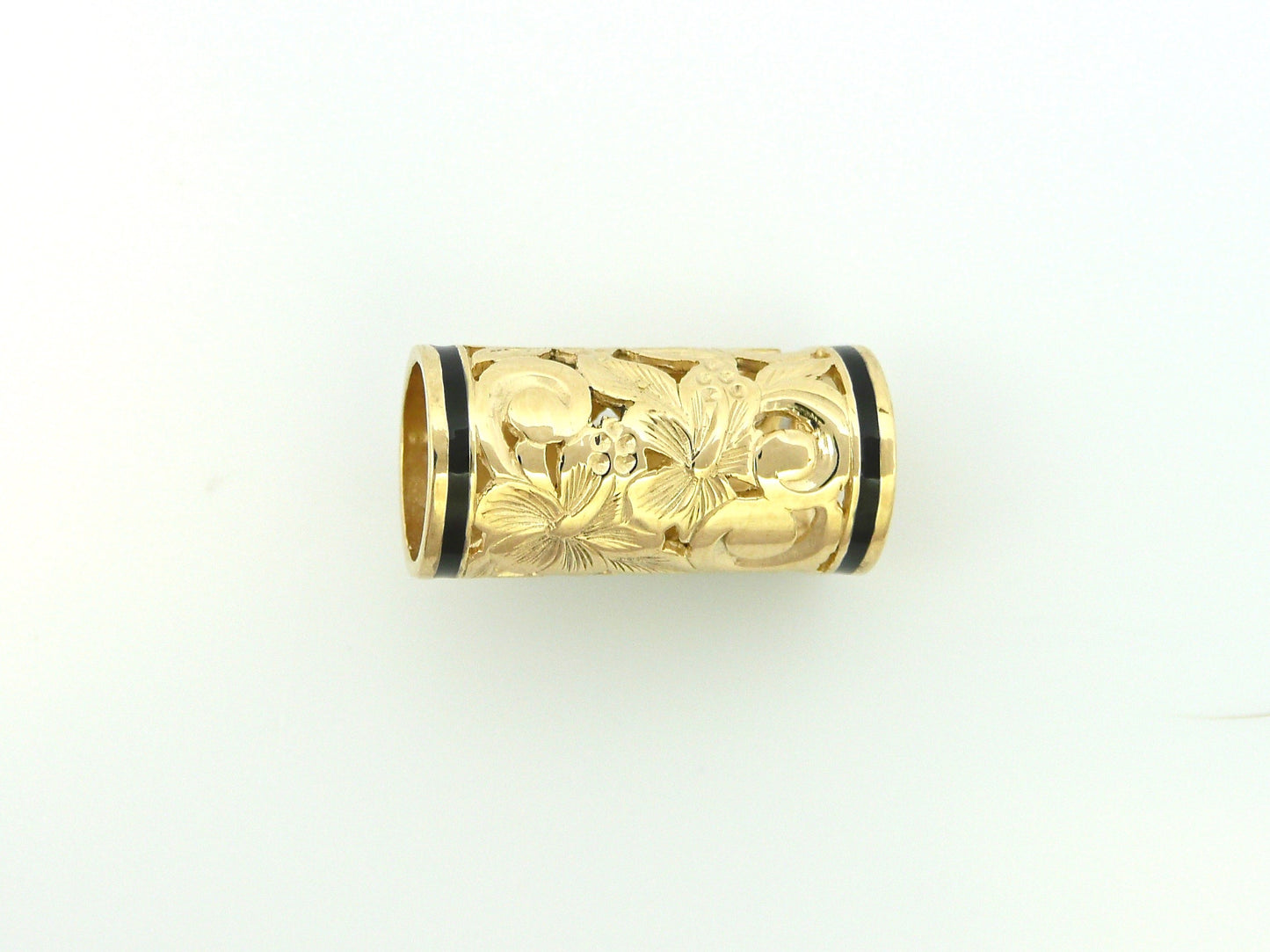 Hibiscus Floater Pendant - 18mm image 0