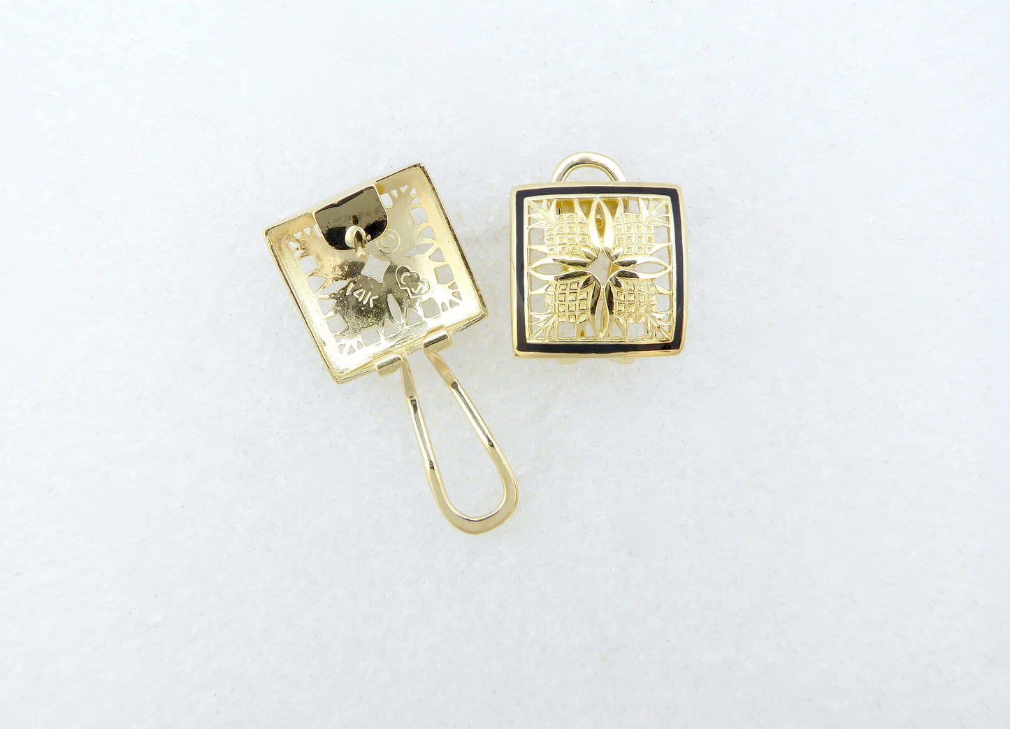 Pineapple Quilt Earring - Large image 0