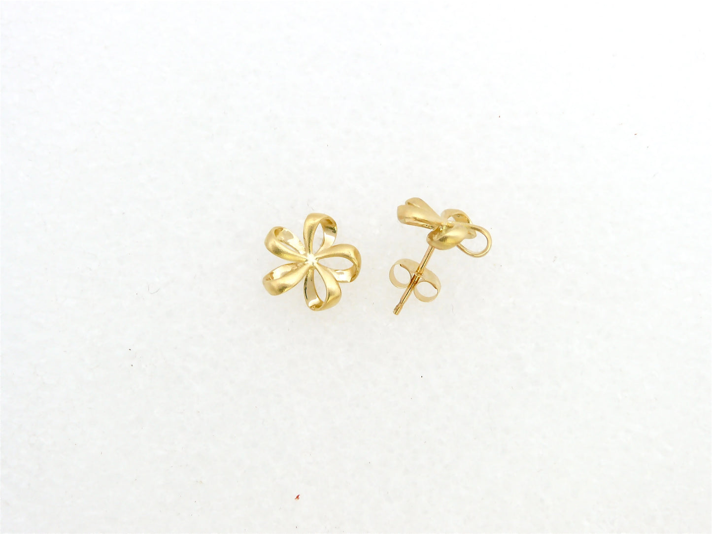 Ribbon Plumeria Earring - Small image 0