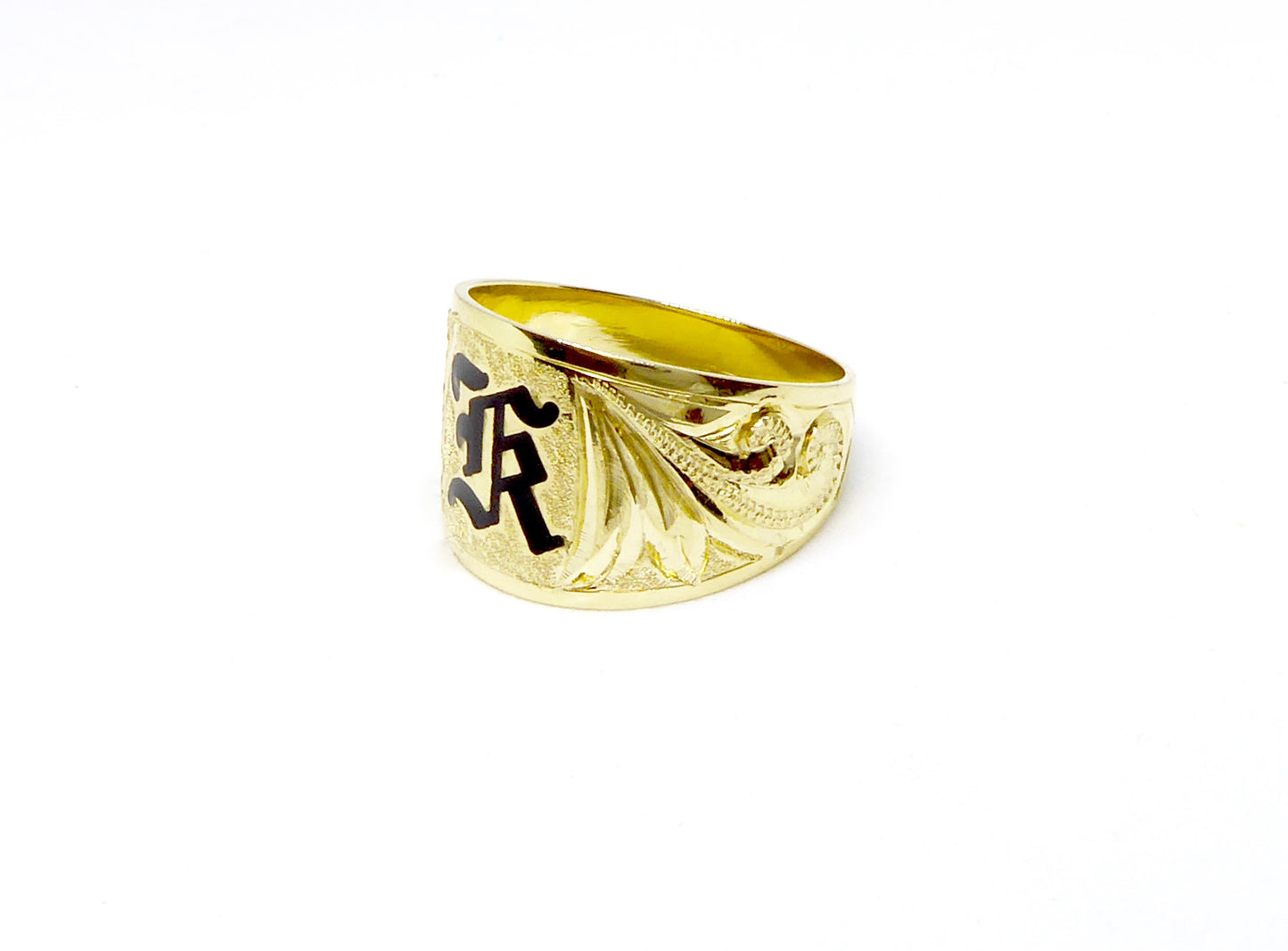 Tapered Ring w/ Initial Engraving - 15mm image 0