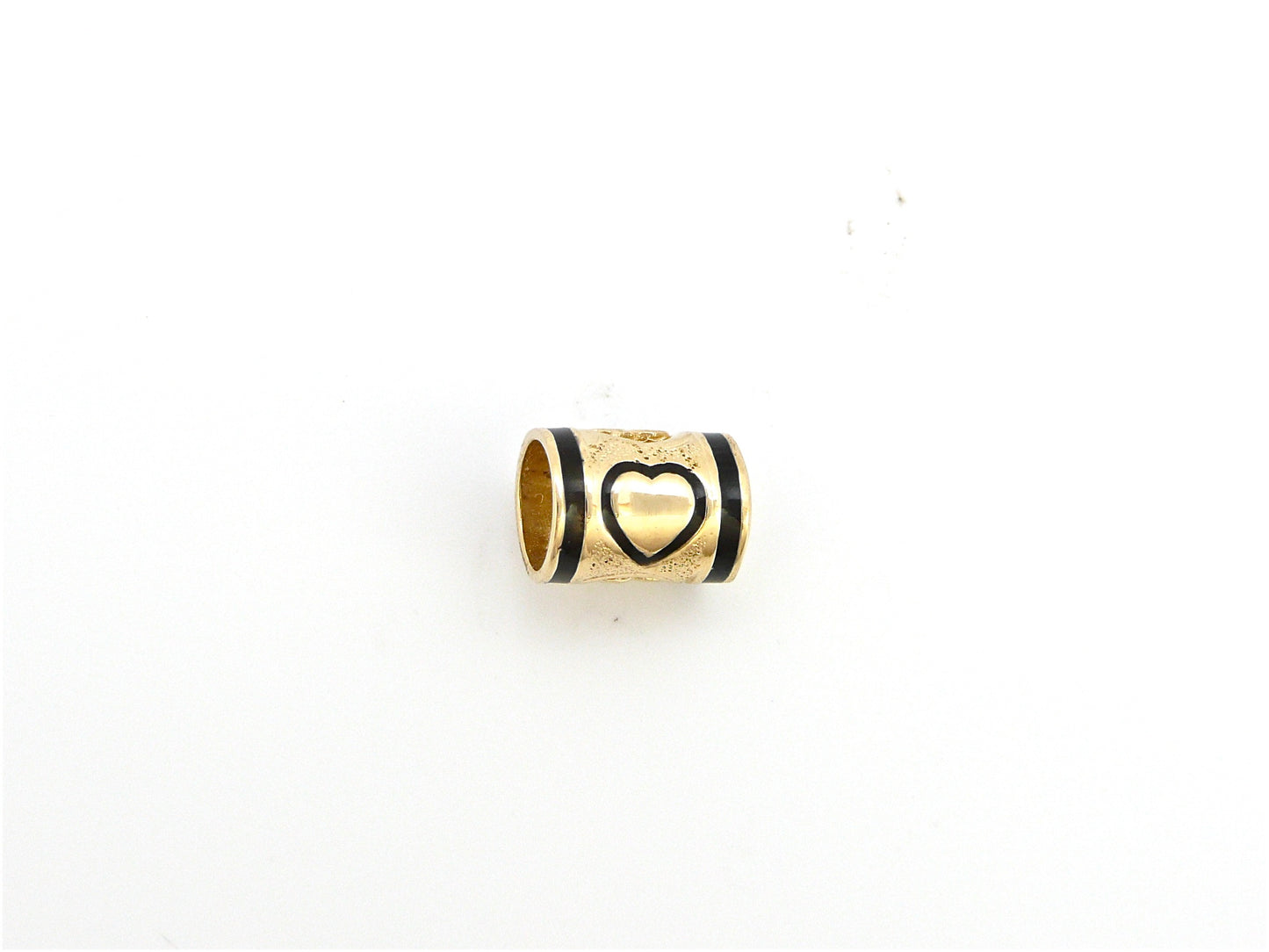 Tube Heart Pendant - 8mm image 0