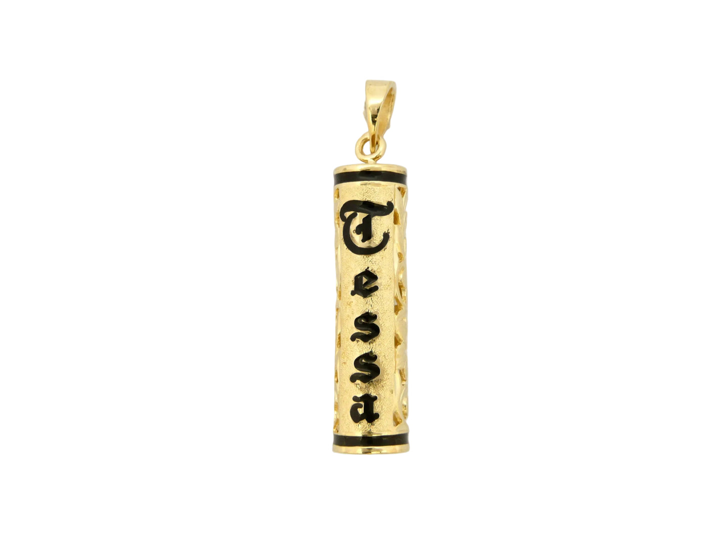 14K Vertical Floater PendantBB/Sm — Hawaiian jewelry from Ashley's Gift Shop