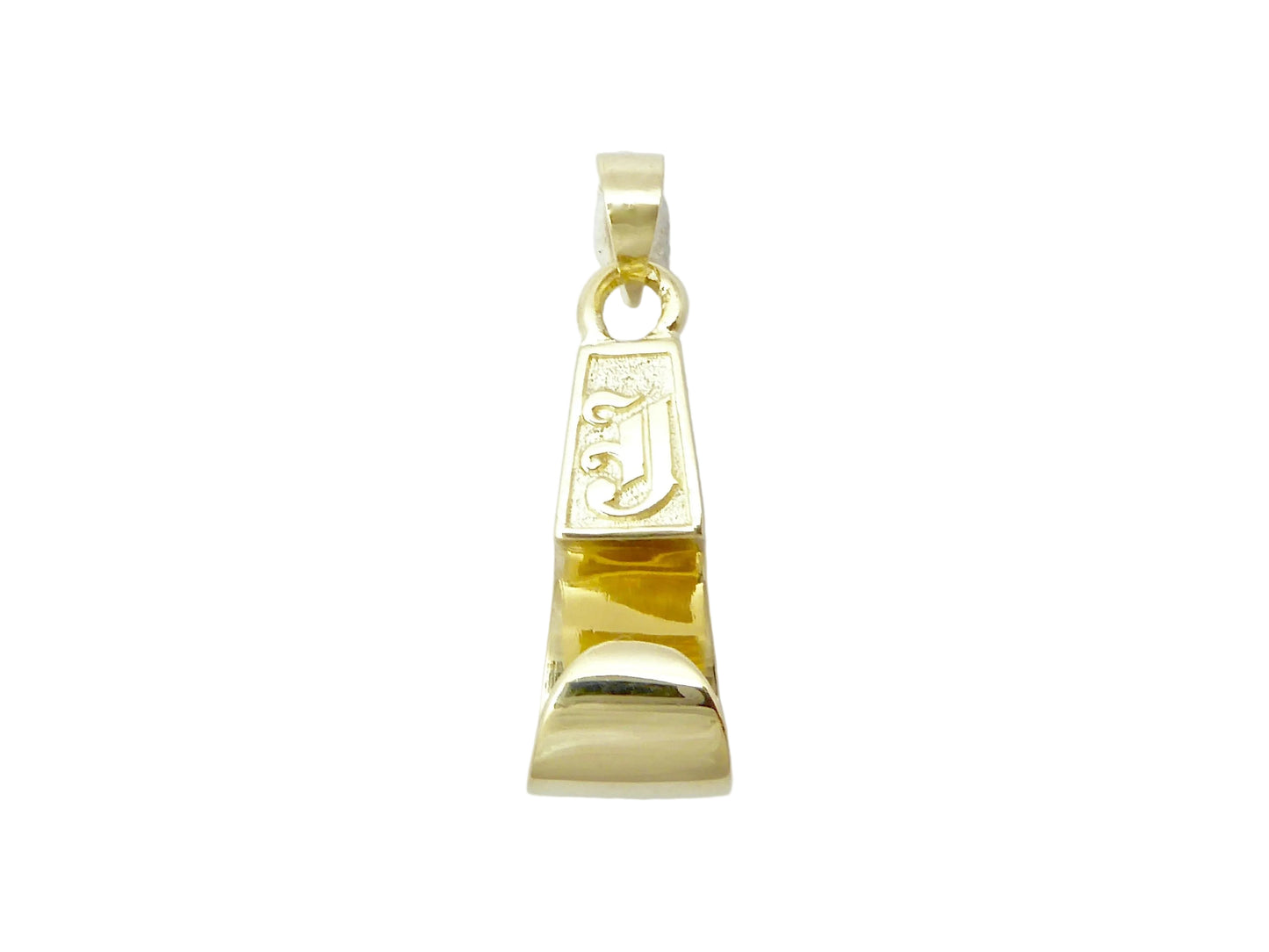 14K Palaoa Pendant w/Init/Med — Hawaiian jewelry from Ashley's Gift Shop