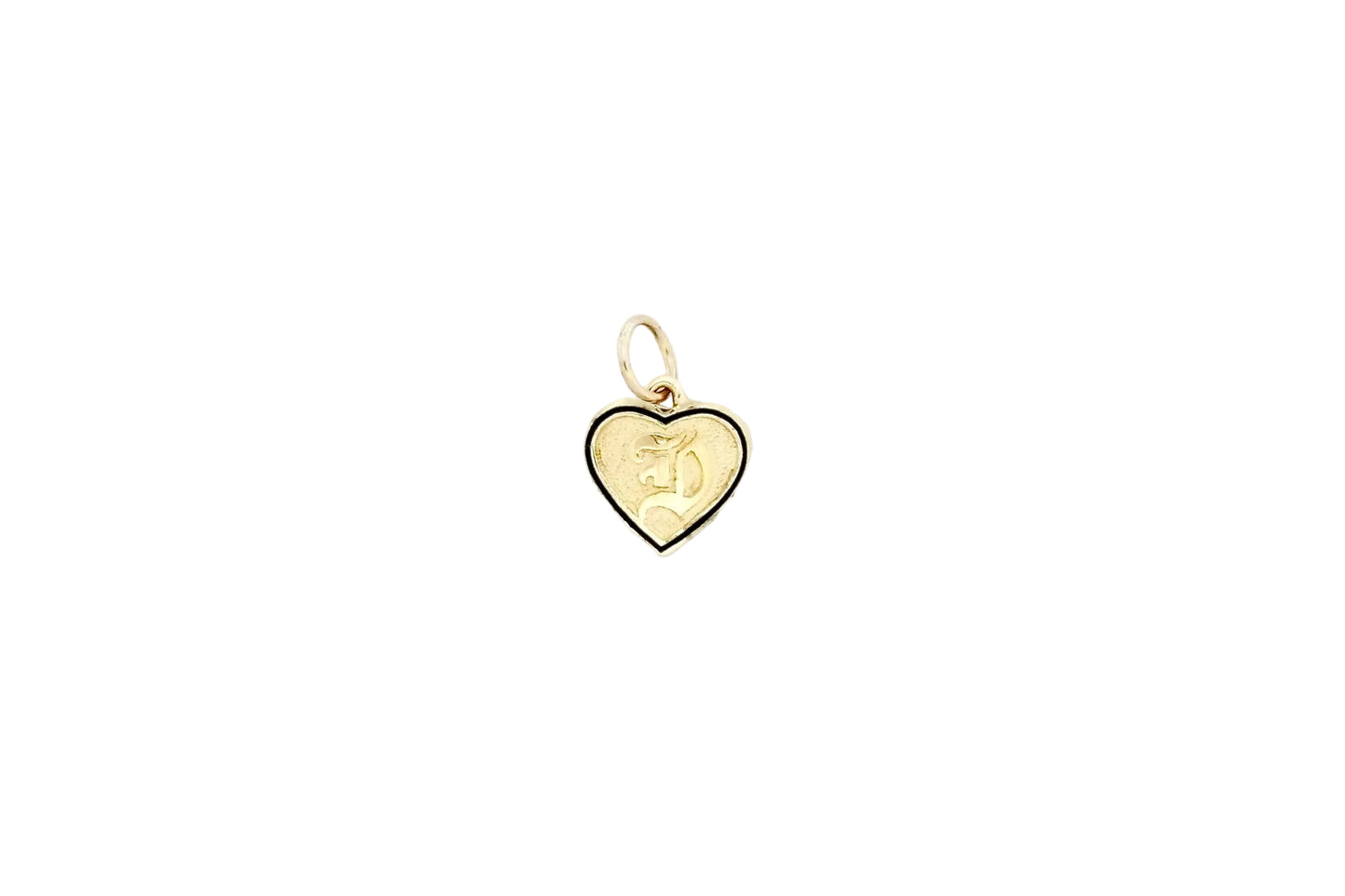 14K FS Hrt Pend Raised Ltr BB — Hawaiian jewelry from Ashley's Gift Shop