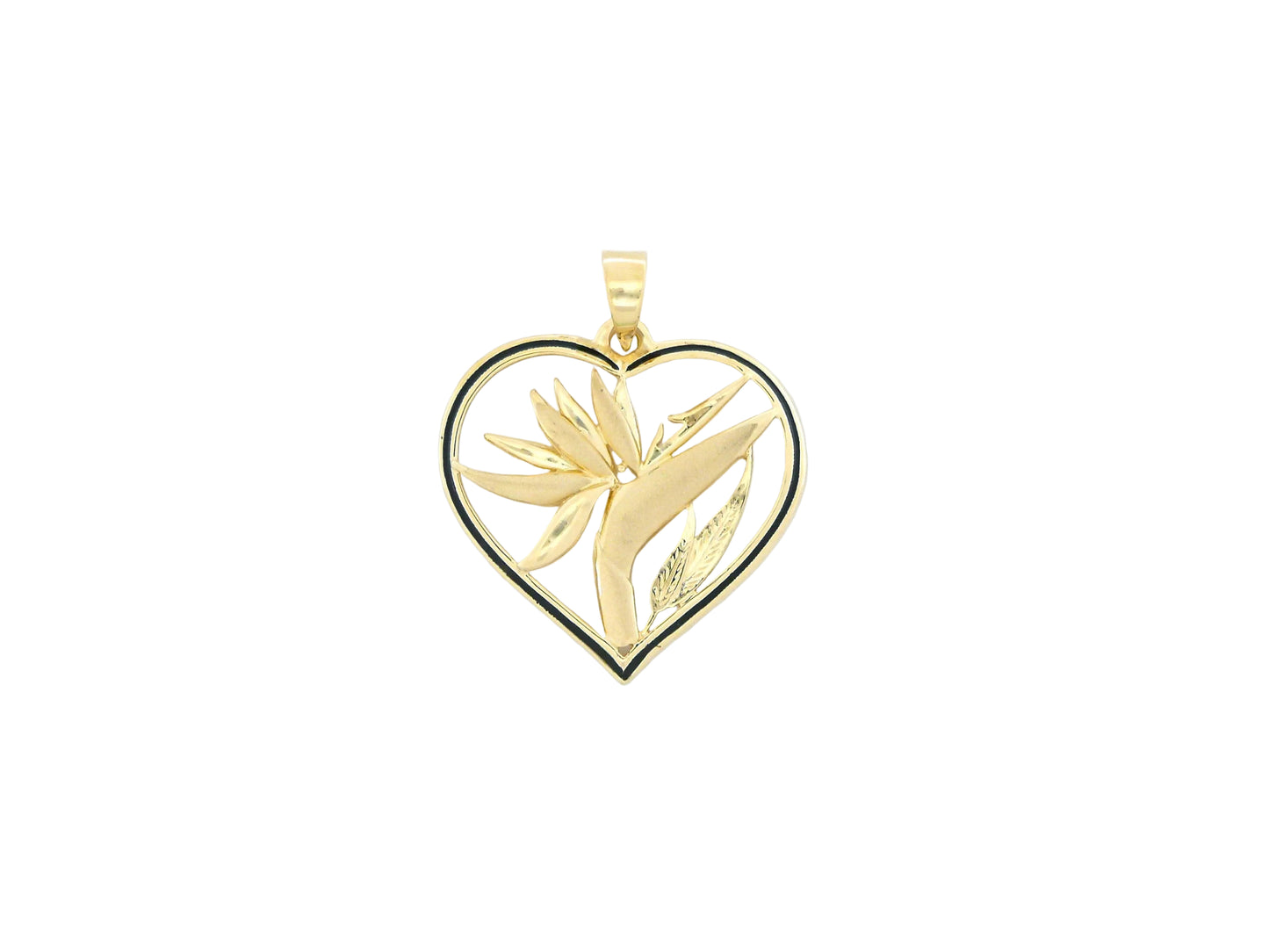 14K Heart BOP Pendant BB — Hawaiian jewelry from Ashley's Gift Shop