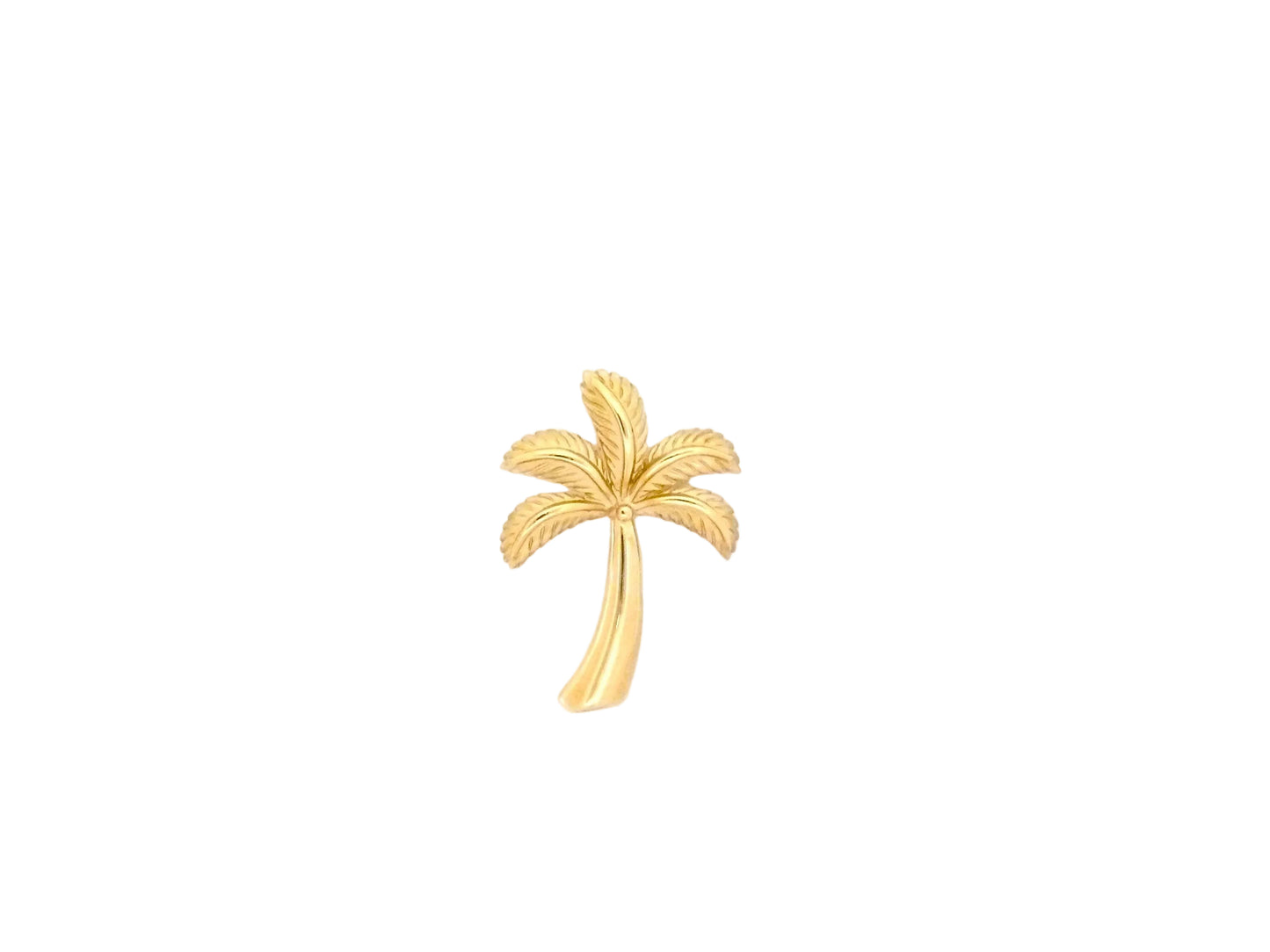 14K Palm Tree Pendant Lg. — Hawaiian jewelry from Ashley's Gift Shop