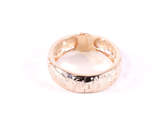 5 Plumeria Rhodium Plated Ring