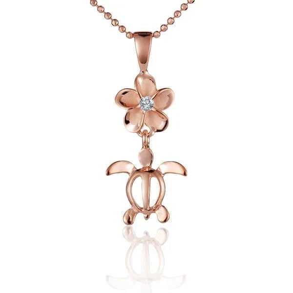 Sterling Silver 3Honu Pendant