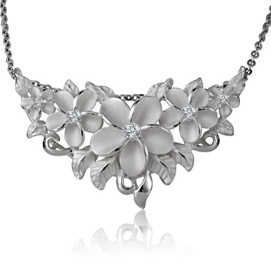 Plumeria Leave Slider Pendant - 10-15-10mm image 0