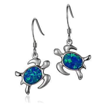 SOE Honu Opal Hook Earring image 0