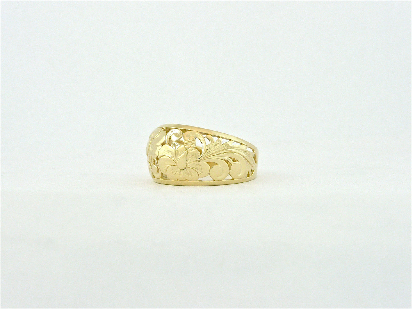 12mm 14k ring plain image 0