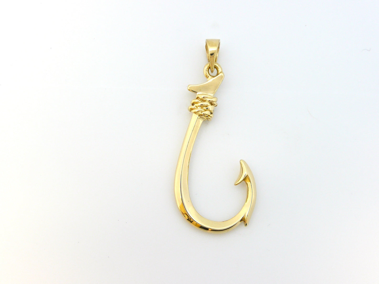 14K Gold Fish Hook image 0