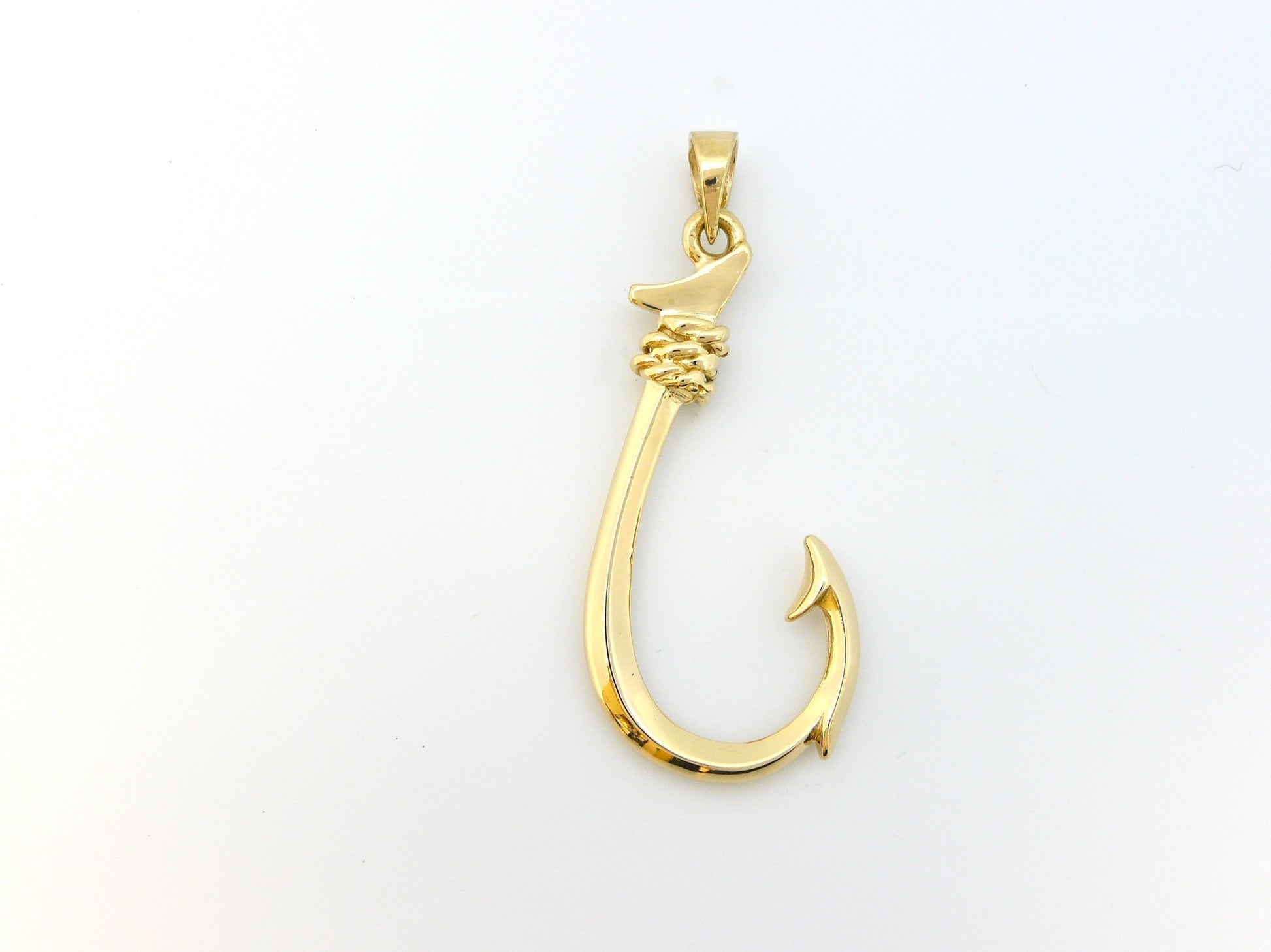 14K Gold Fish Hook image 0