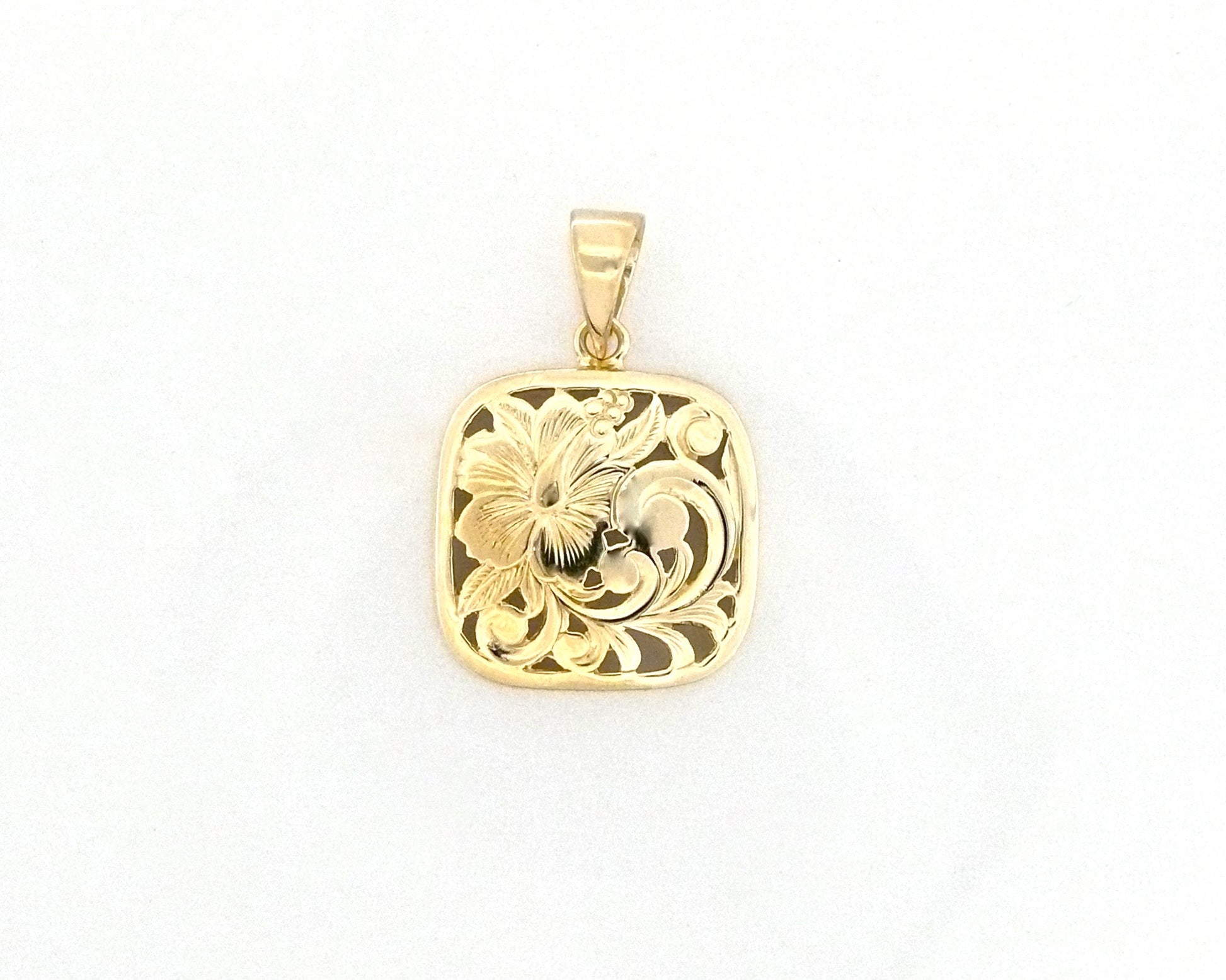 14K Gold Puanani Pendant Small Plain image 0