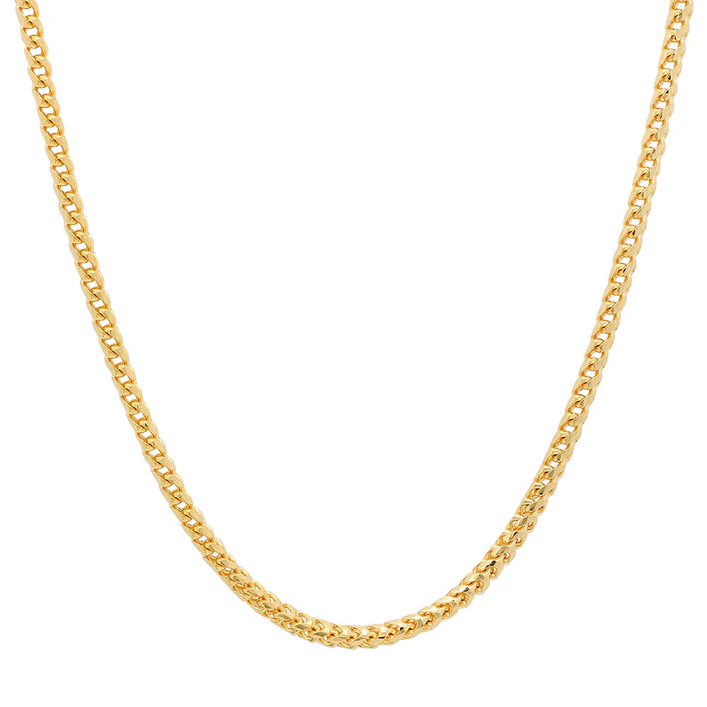 14K Yellow Gold  Franco Chain (2.5mm) image 0