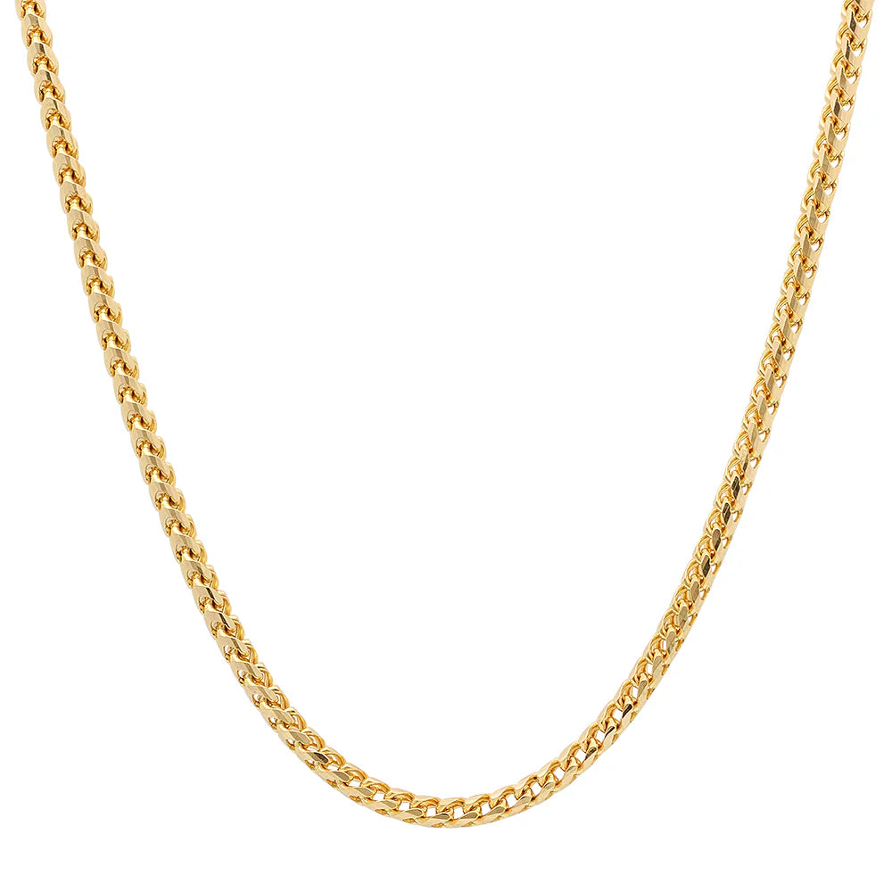 14K Yellow Gold  Franco Chain (3mm) image 0