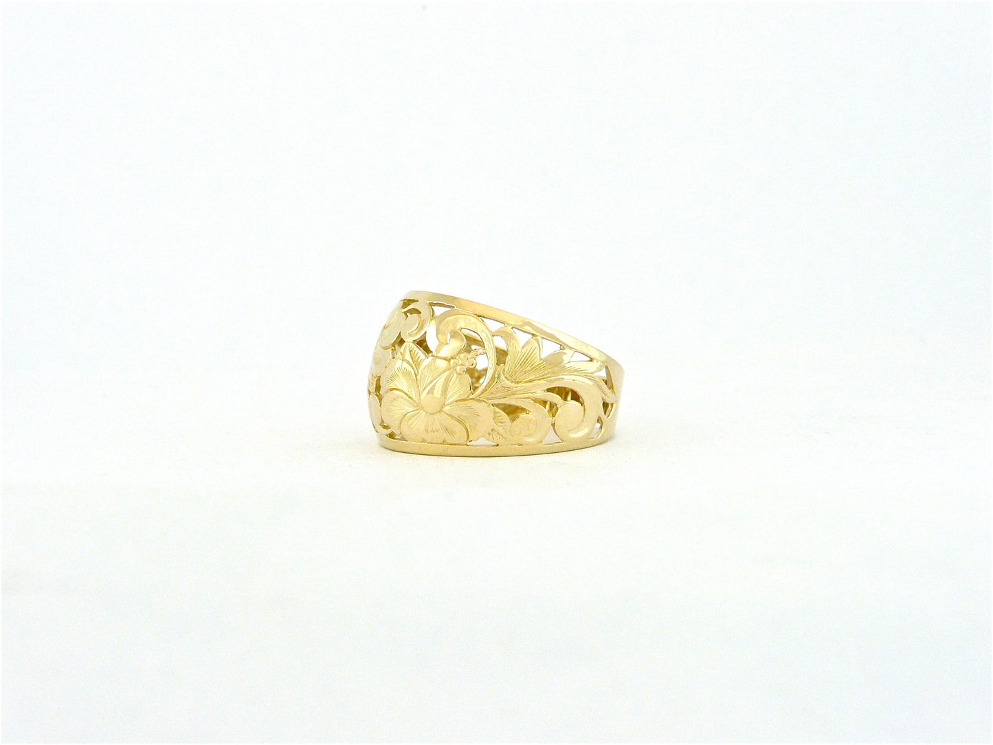 15mm 14k gold ring image 0