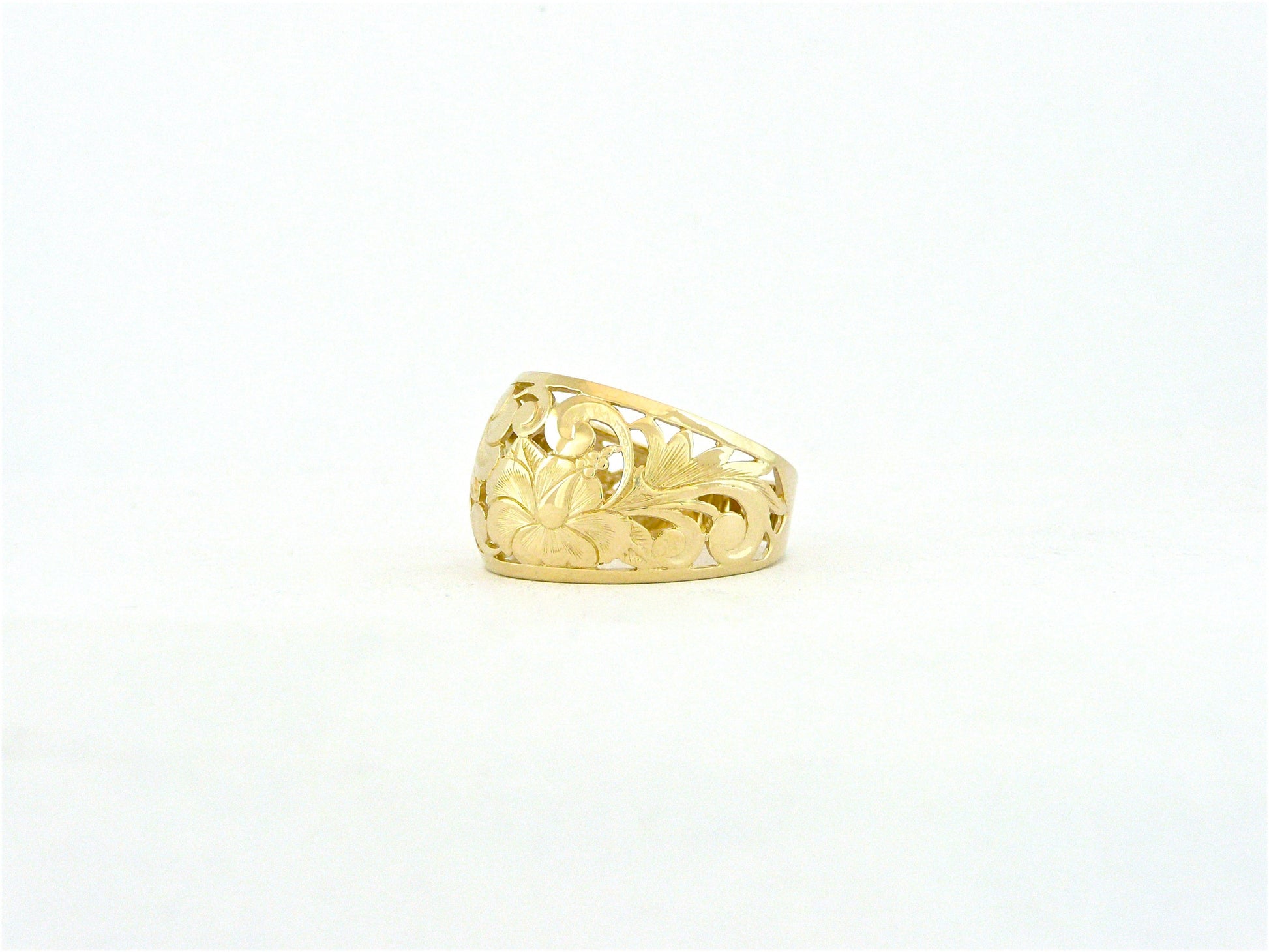 15mm 14k gold ring image 0