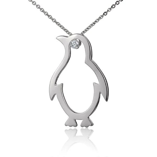 Penguin Outline Pendant image 0