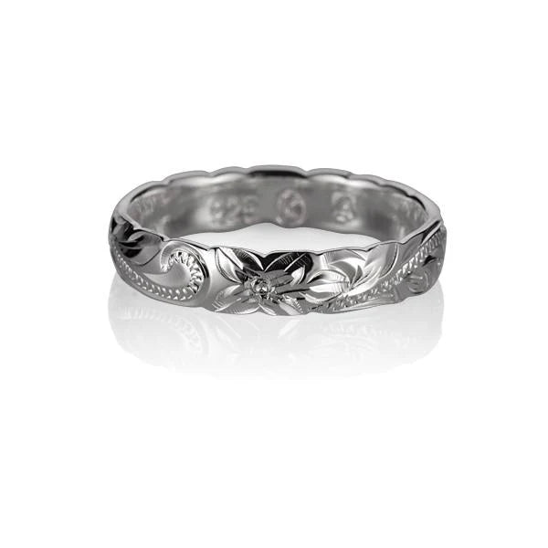 C/O Princess Scroll Ring -4mm image 0