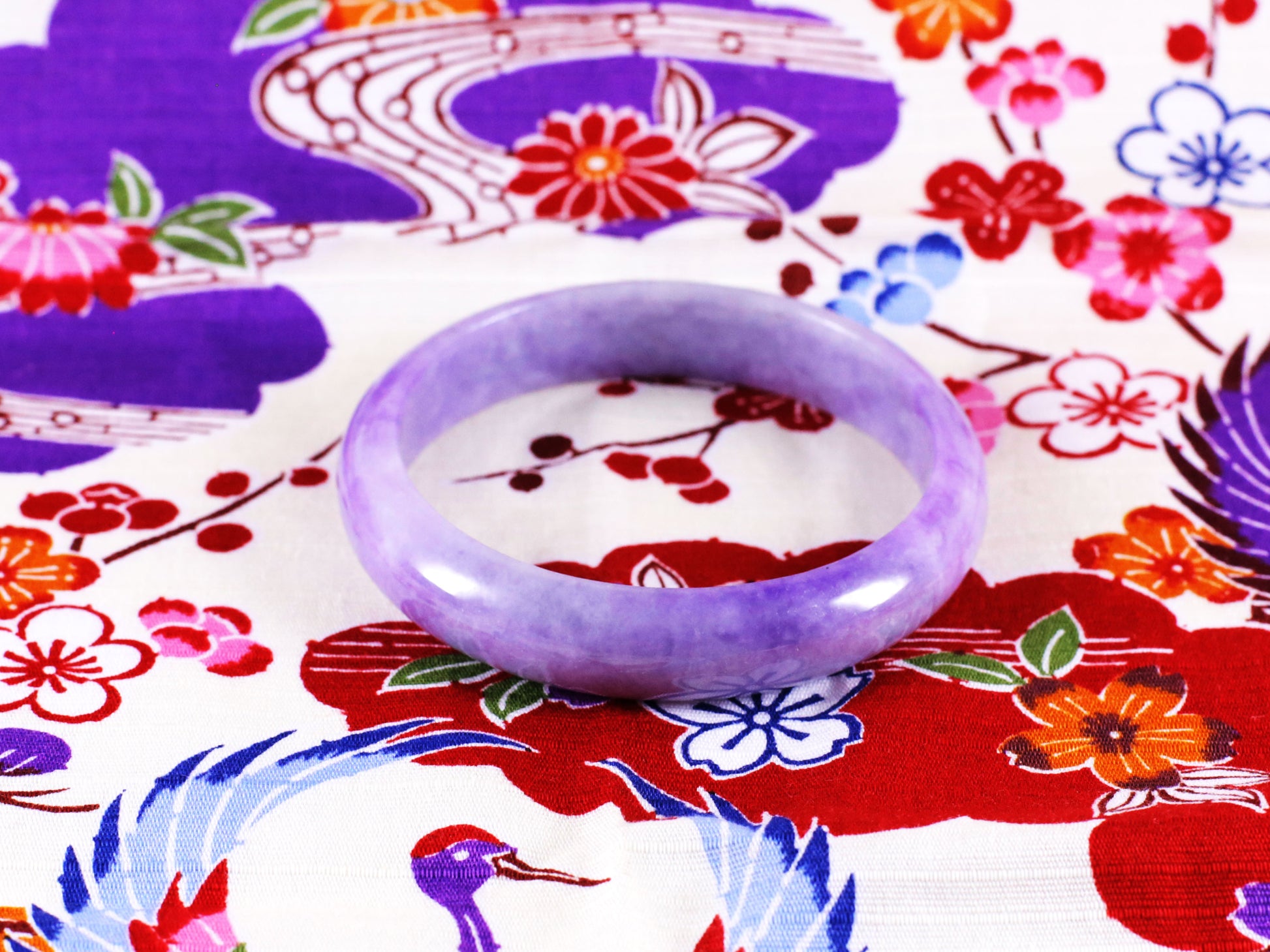 Violet Jade Bracelet image 1