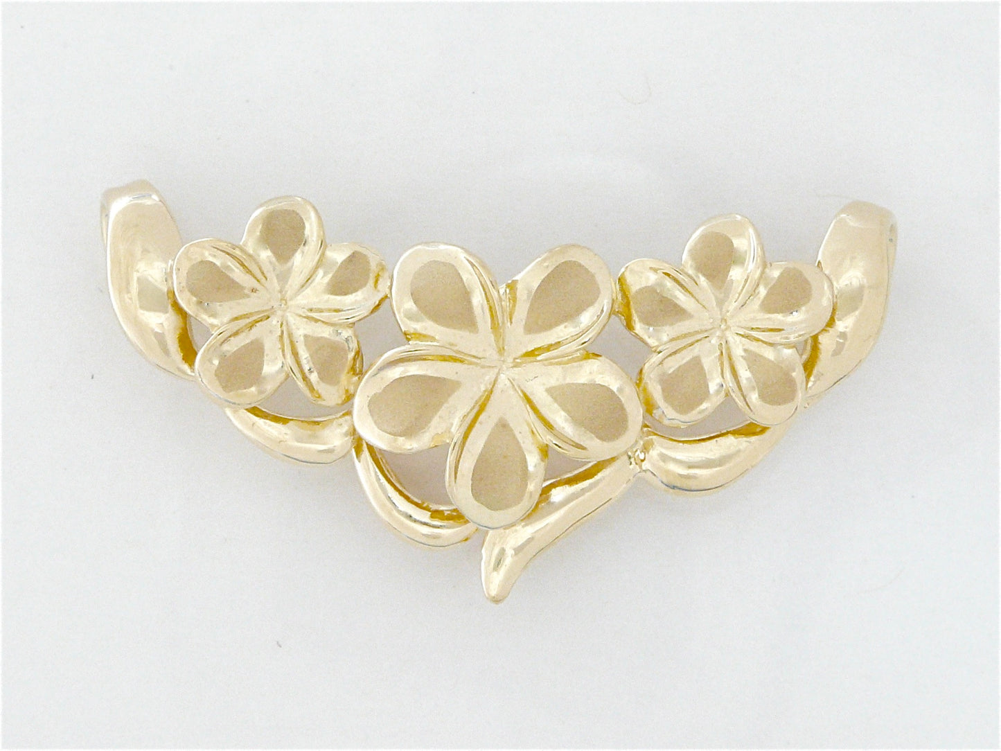 3 Plumeria Slide Pendant - Large image 0
