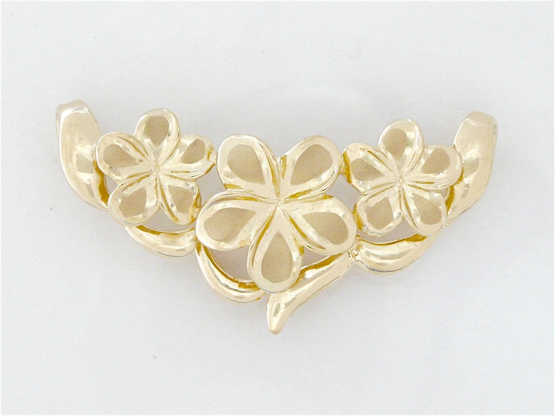 3 Plumeria Slide Pendant - Large image 0