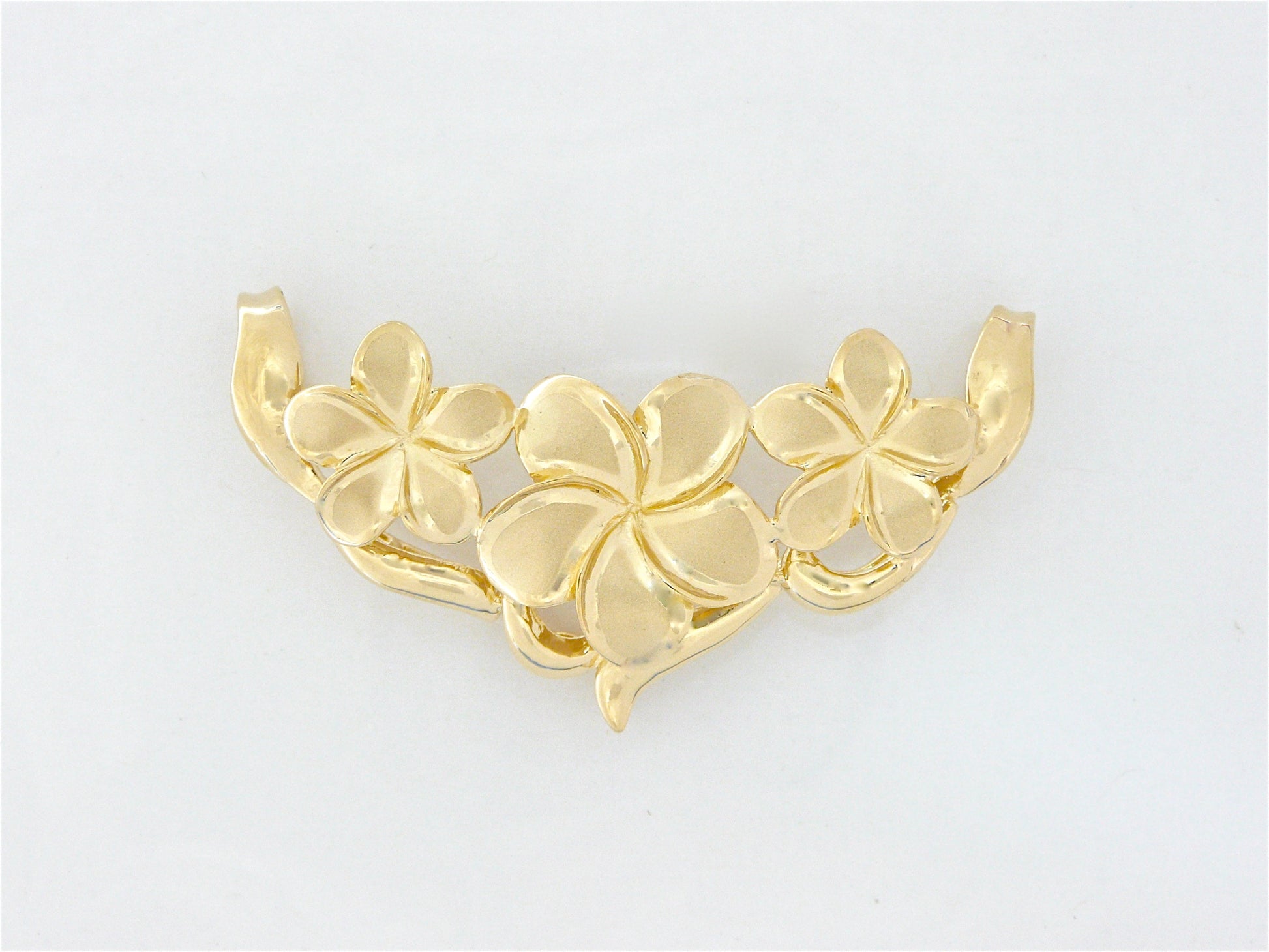 3 Plumeria Slide Pendant - Medium image 0