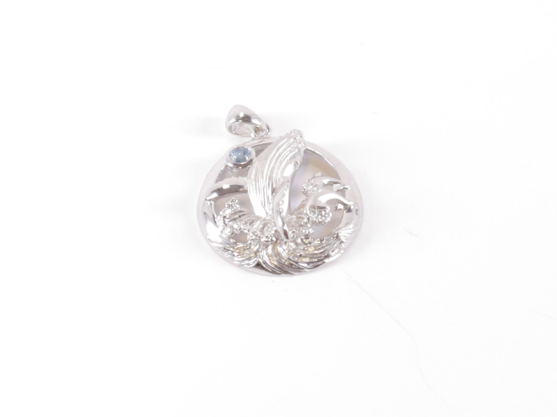 Silver Whale Pendant image 0
