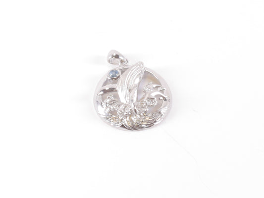 Silver Whale Pendant image 0