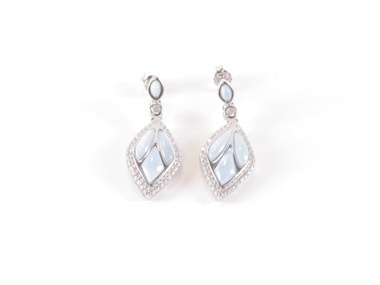 Silver Earring with Insert image 0