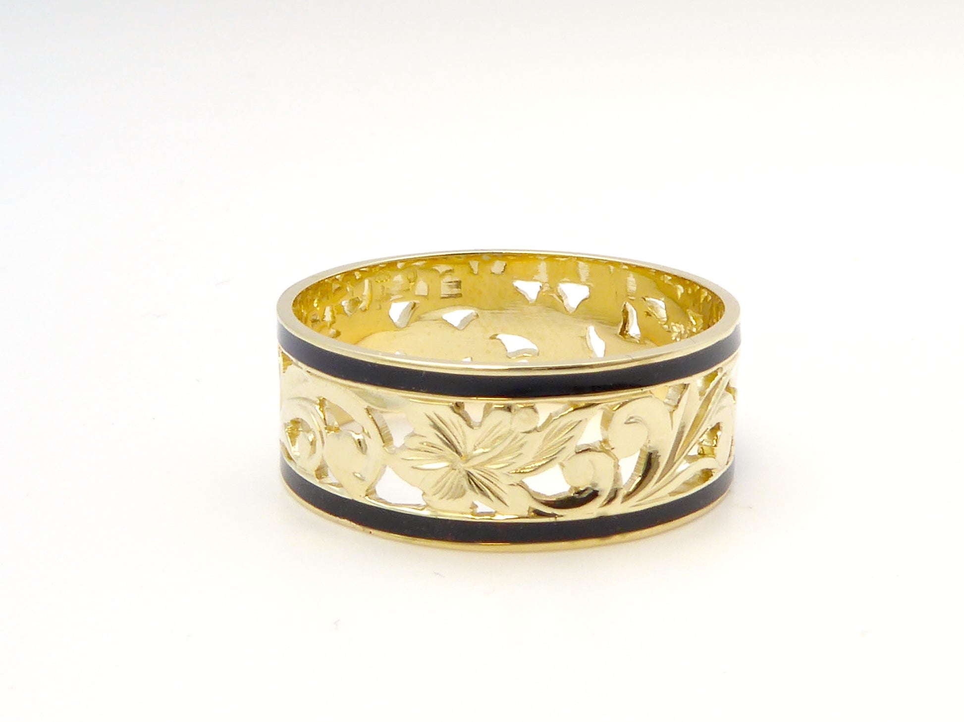 Cut-Out Hibiscus Ring - 8mm image 0