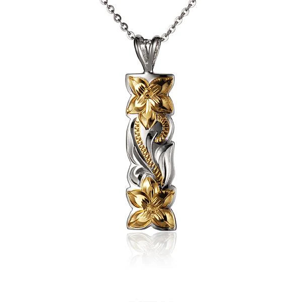 Vertical Scroll Pendant - 10mm image 0