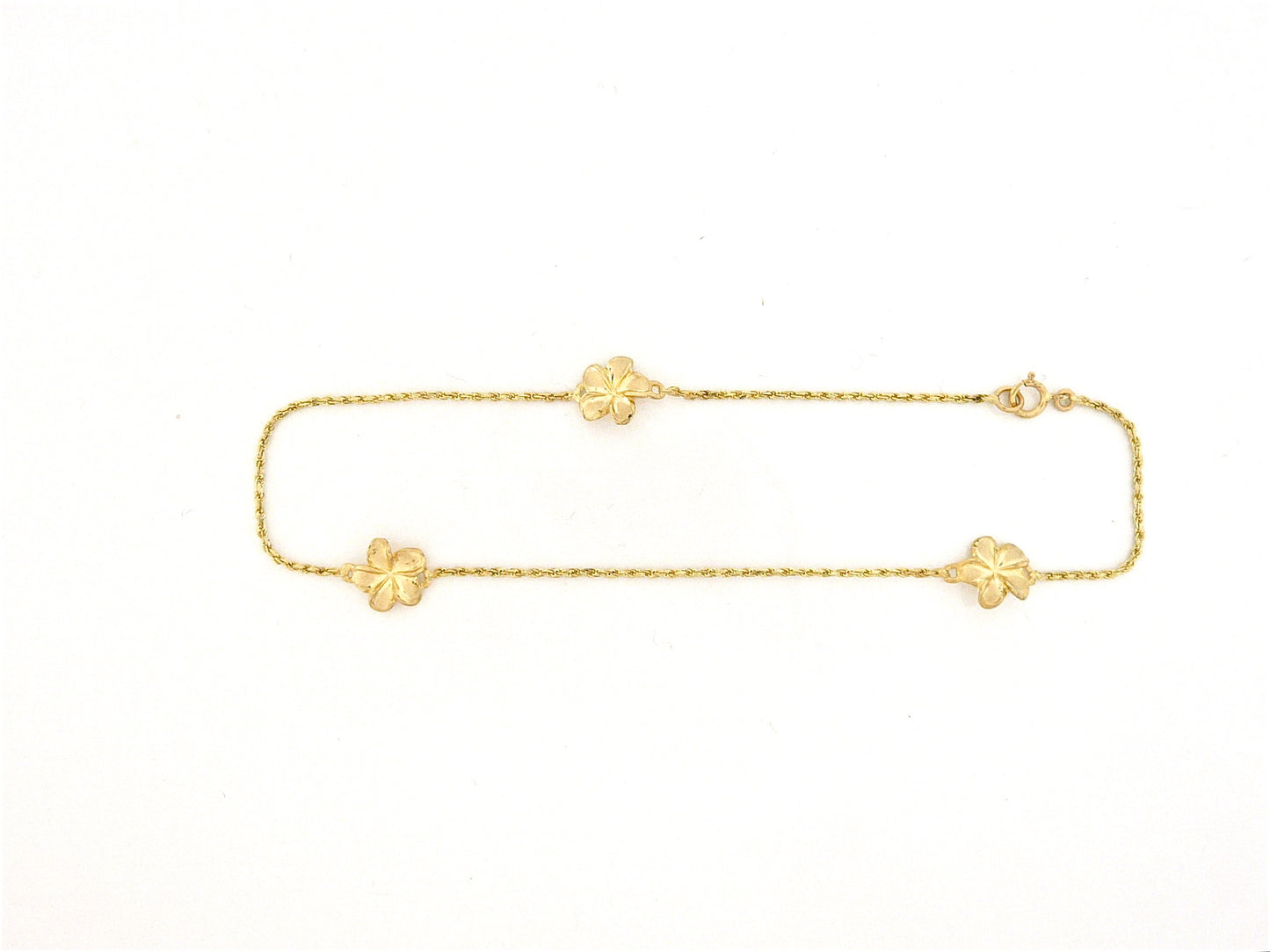 3 Flower Anklet #1 image 0